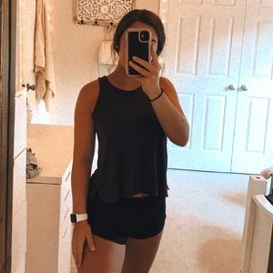 American Eagle Navy Pocket Tank Top